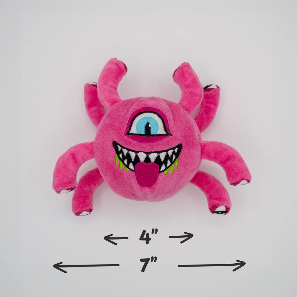 Eye Beast 3-in-1 Plush Dog Toy - Medium