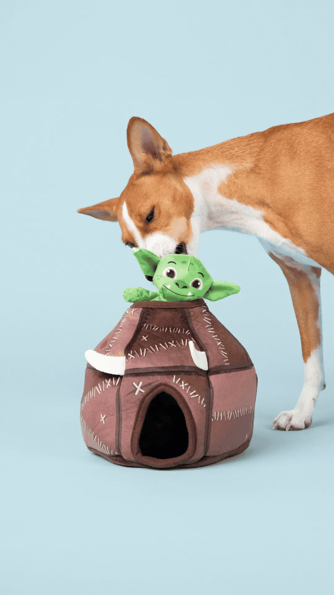 Goblin Camp Puzzle Plush Dog Toy - Medium