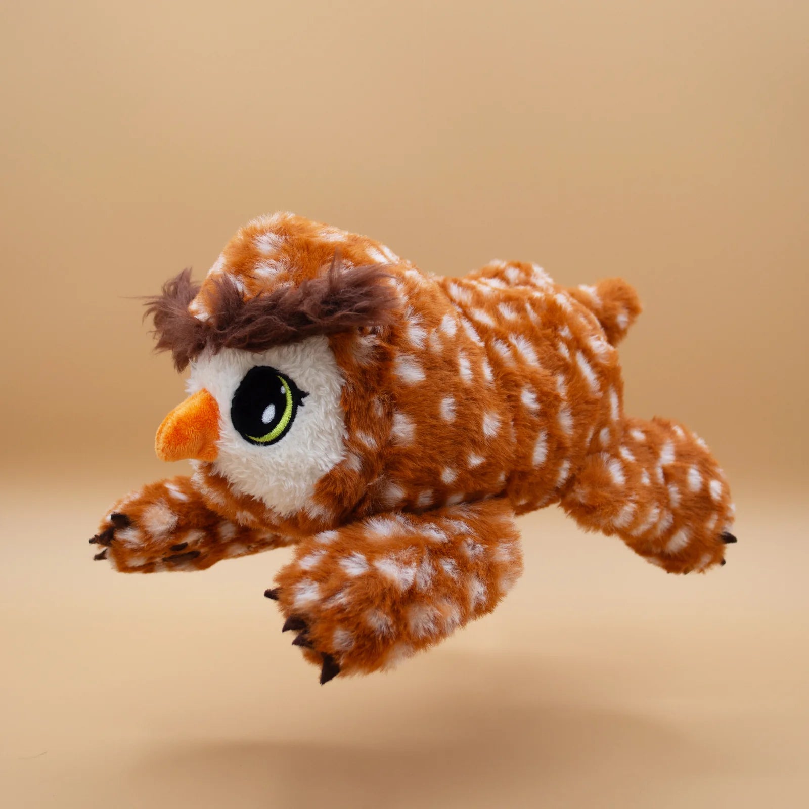Owlbear Cub Plush Dog Toy - Medium - Brown